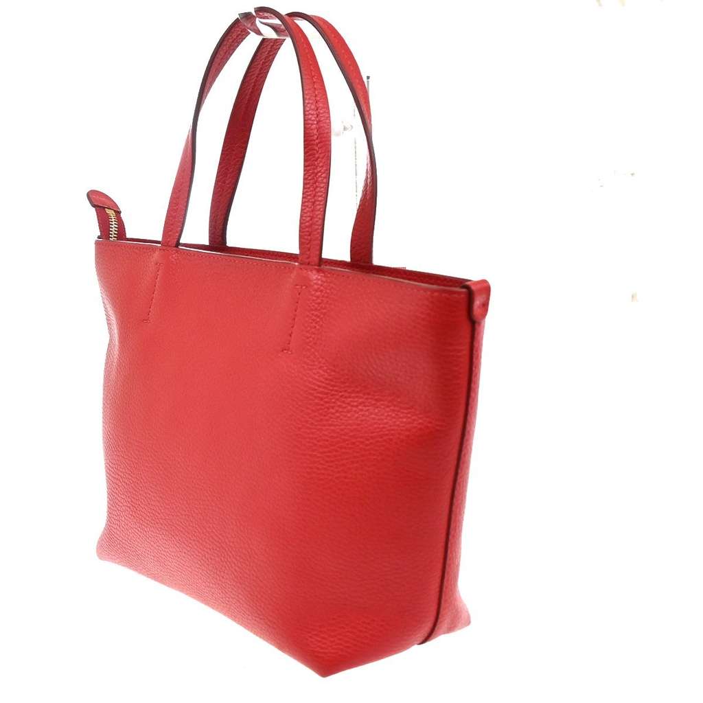 Salvatore Ferragamo Gancini Tote Red Leather Good condition - Model View