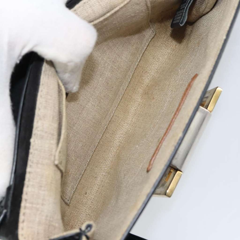 Fendi Vintage Shoulder Bag Black Good condition - Box View