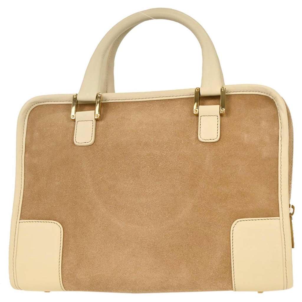 Loewe Amazona Bag Beige Suede Good condition - Back View
