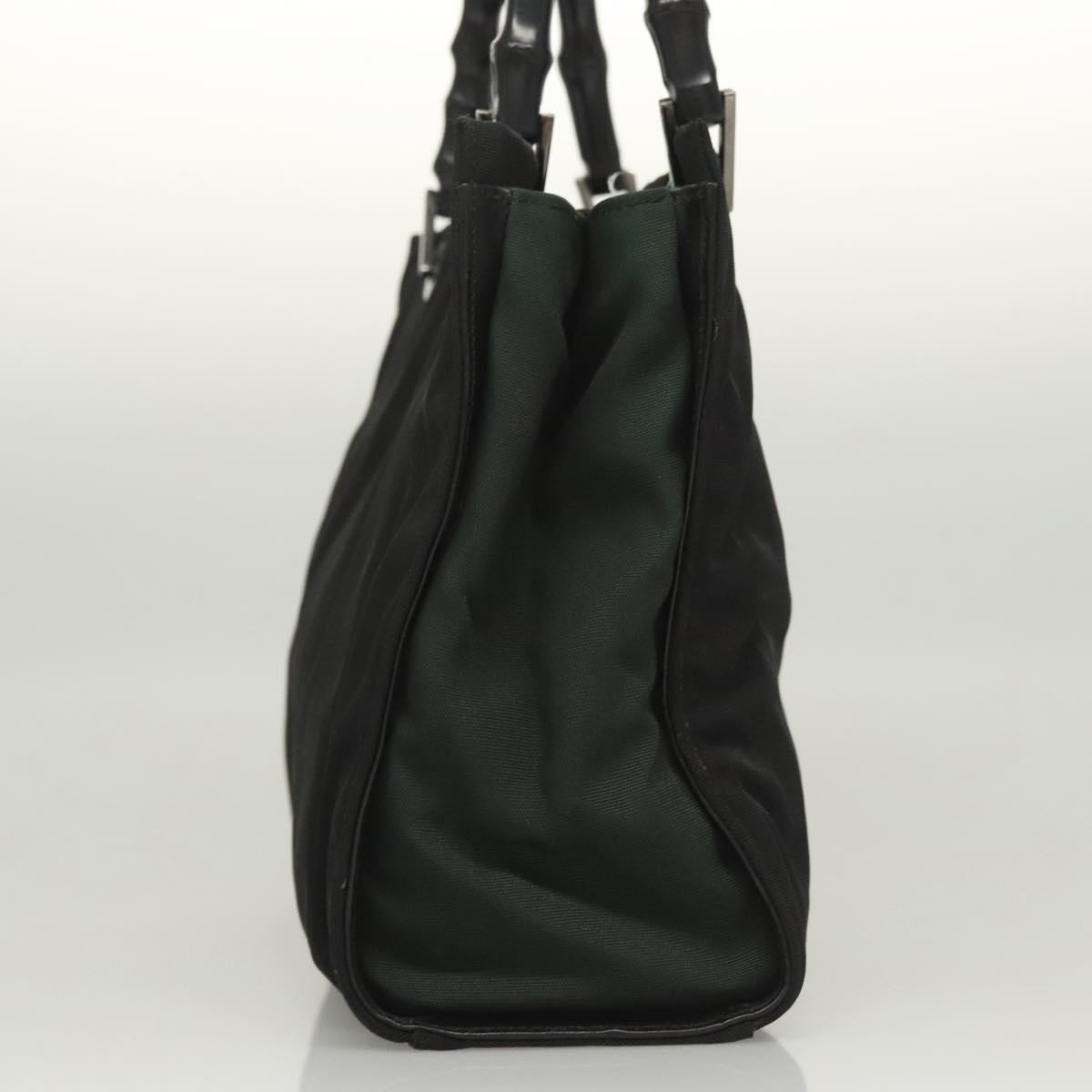 Gucci Vintage Bamboo Handle Tote Black Good condition - Inside View