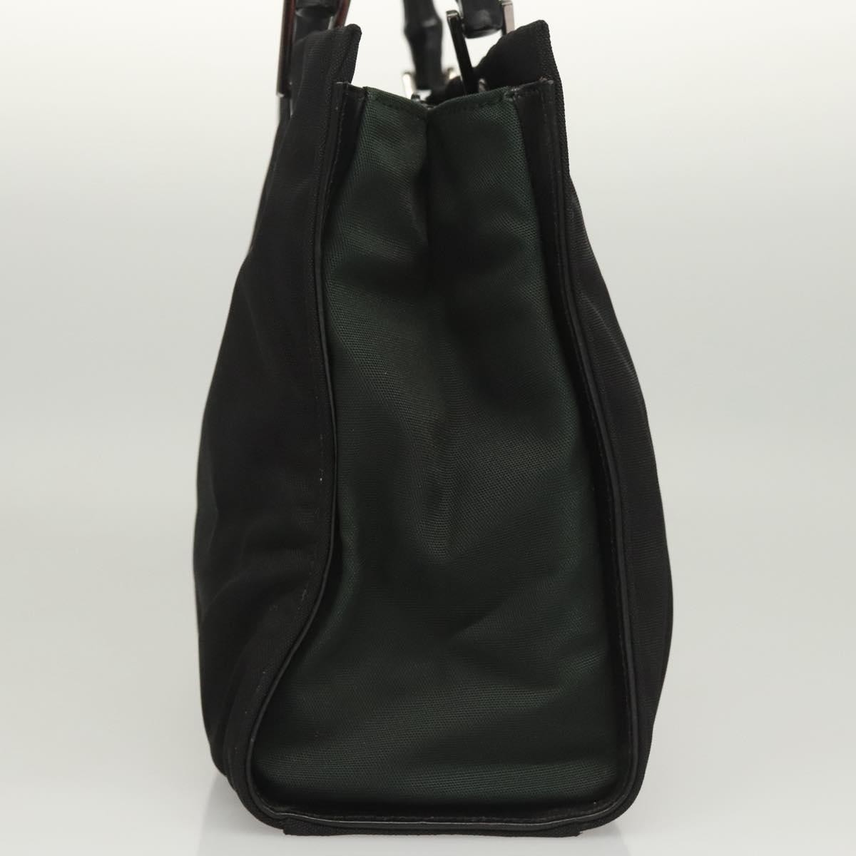 Gucci Vintage Bamboo Handle Tote Black Good condition - Model View
