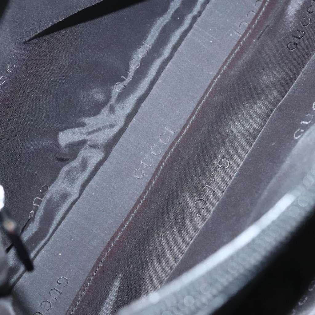 Gucci Vintage Bamboo Handle Tote Black Good condition - Box View