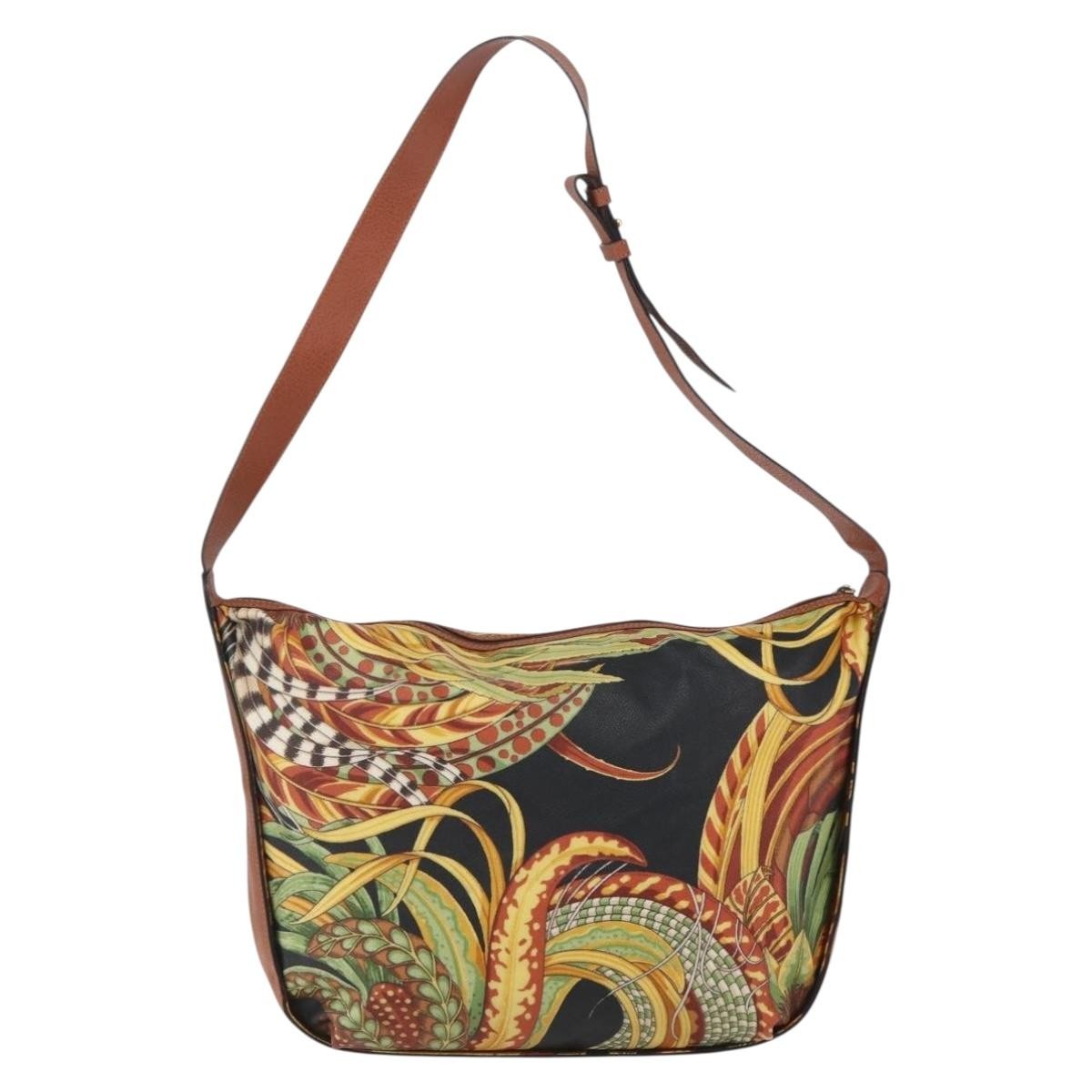 Salvatore Ferragamo Vintage Shoulder Bag Brown Leather Good condition - Back View