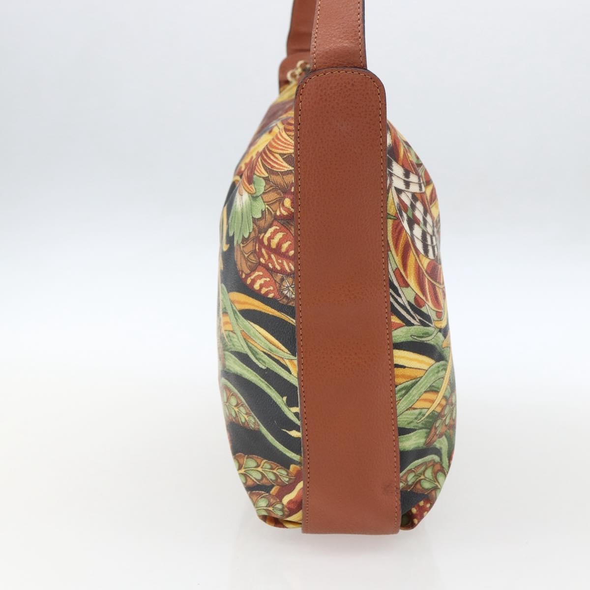 Salvatore Ferragamo Vintage Shoulder Bag Brown Leather Good condition - Model View