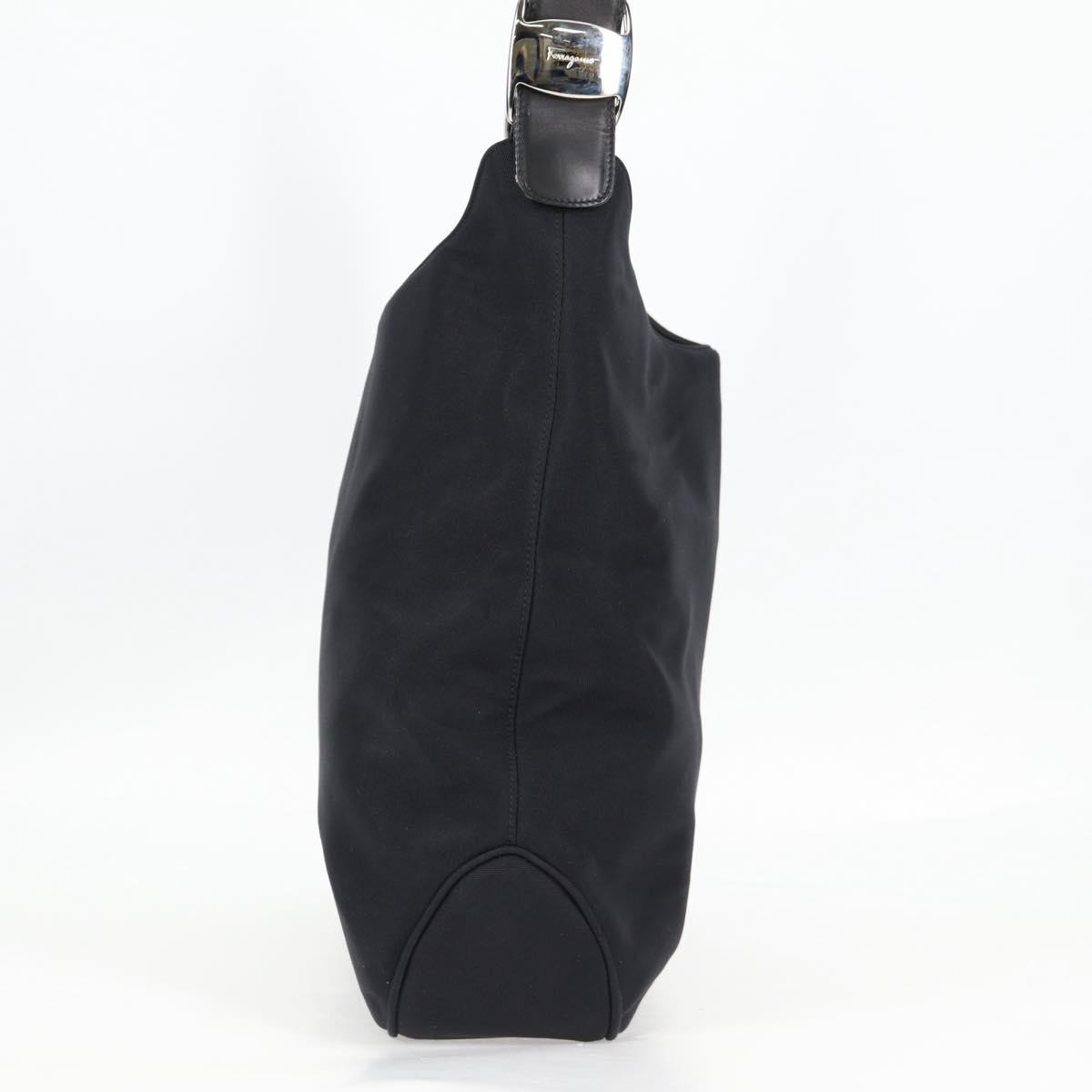 Salvatore Ferragamo Vala Shoulder Bag Black Good condition - Inside View