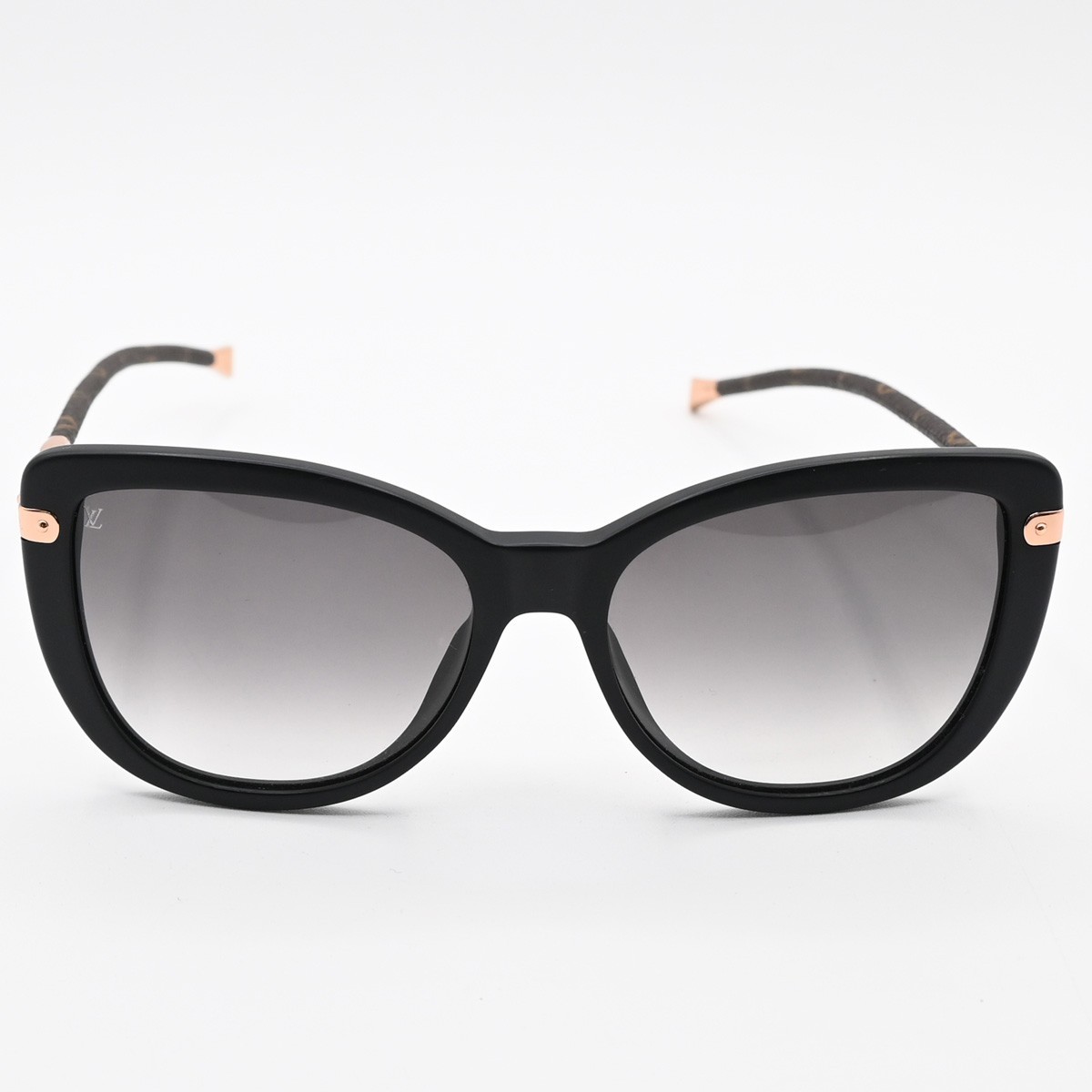 Louis Vuitton Charlotte Sunglasses Black Plastic Good condition - Back View