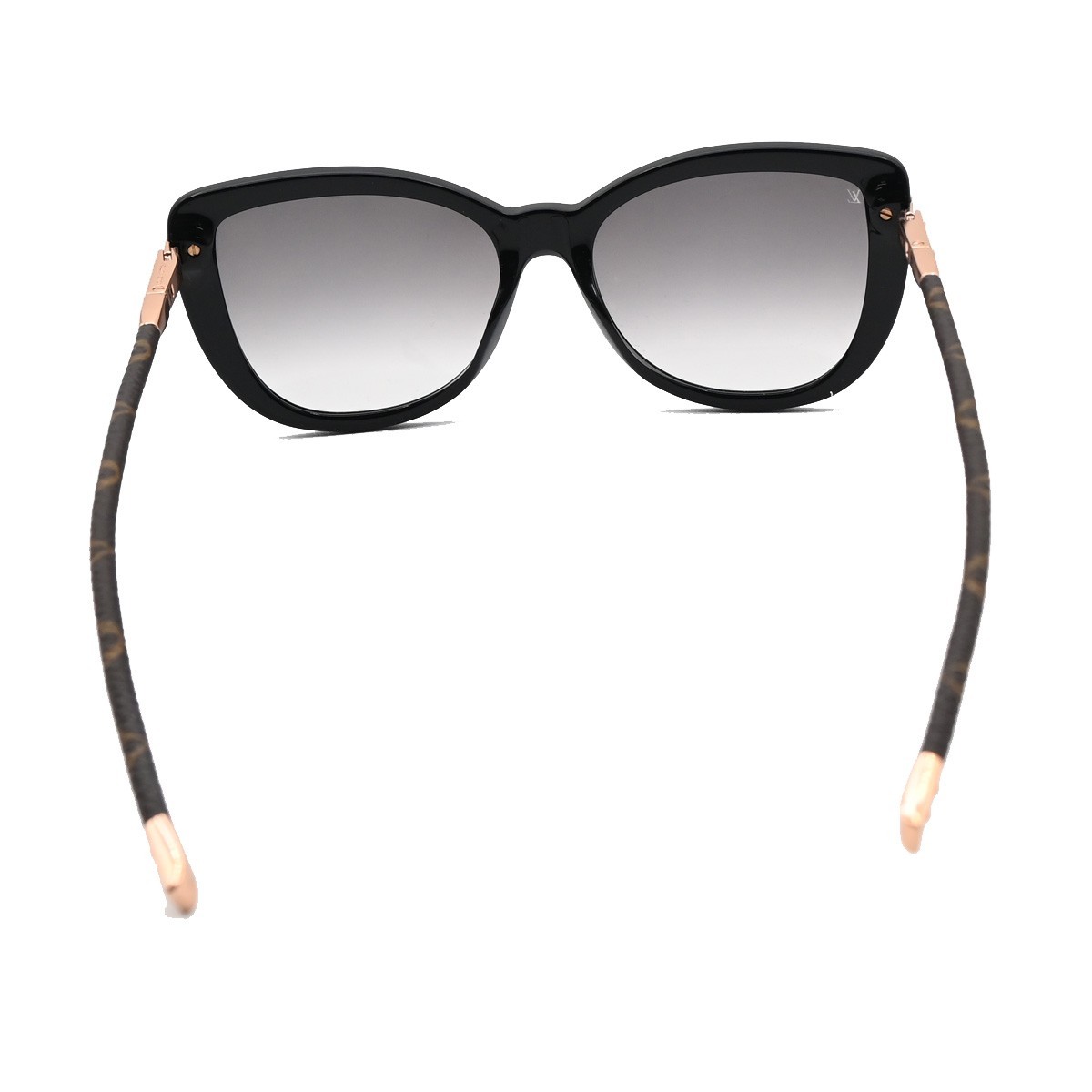 Louis Vuitton Charlotte Sunglasses Black Plastic Good condition - Model View