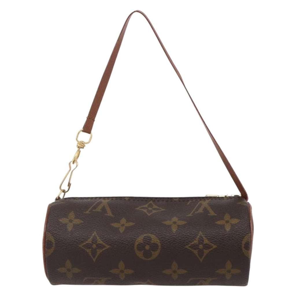 Louis Vuitton Papillon Pochette Brown Canvas Good condition - Back View