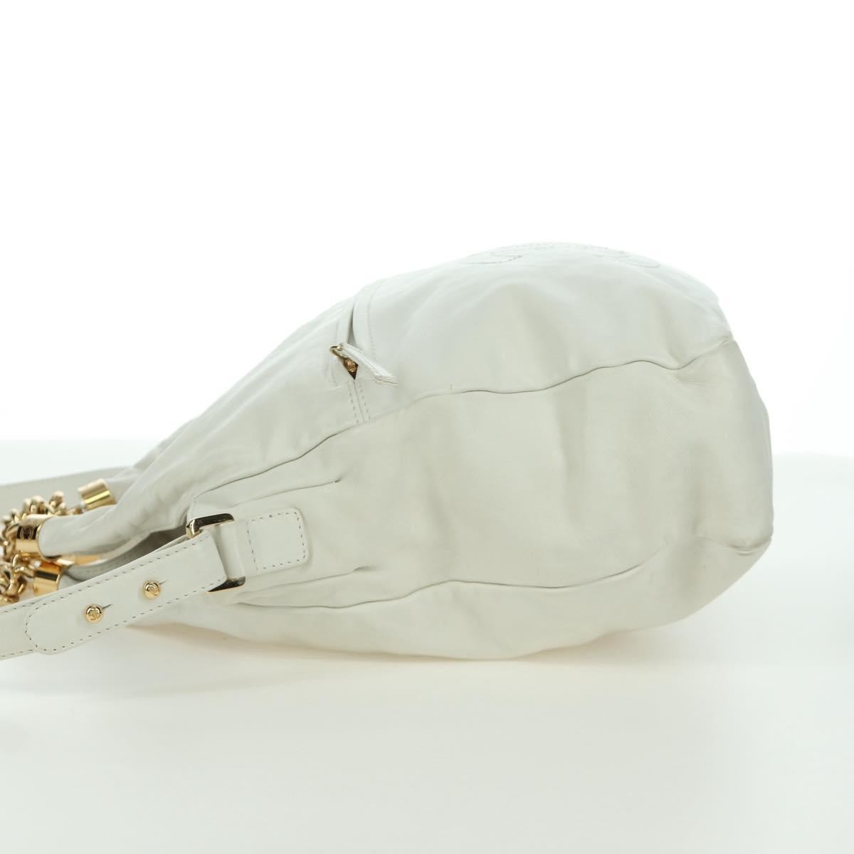 Chanel Rodeo Drive Hobo White Leather Good condition - Inside View