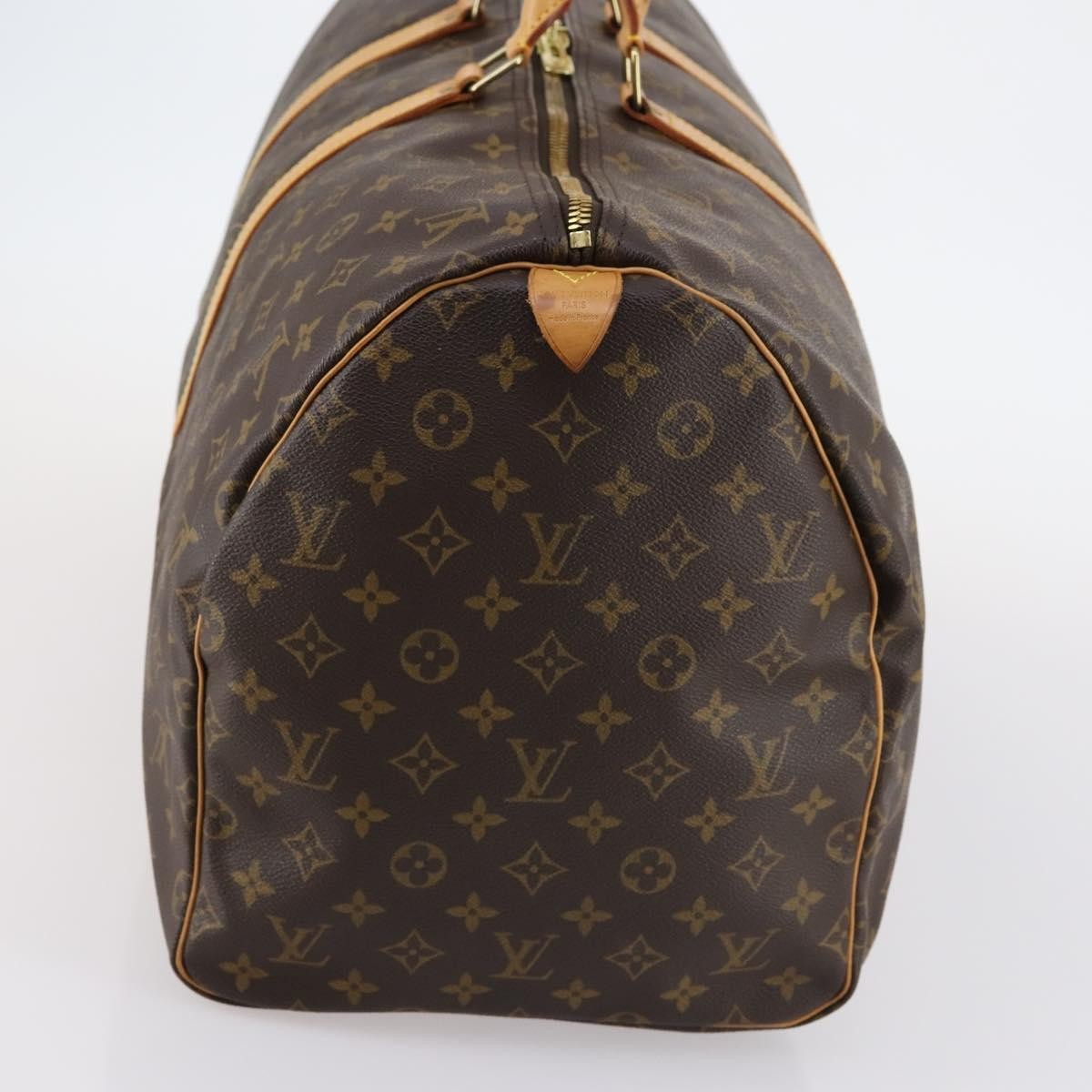 Louis Vuitton Keepall Bag Brown Canvas Good condition - Model View