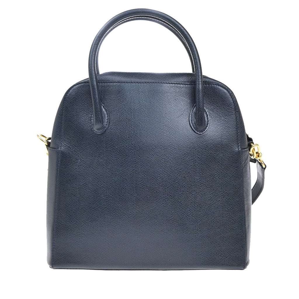 Celine Handbag Navy Leather Good condition - Back View