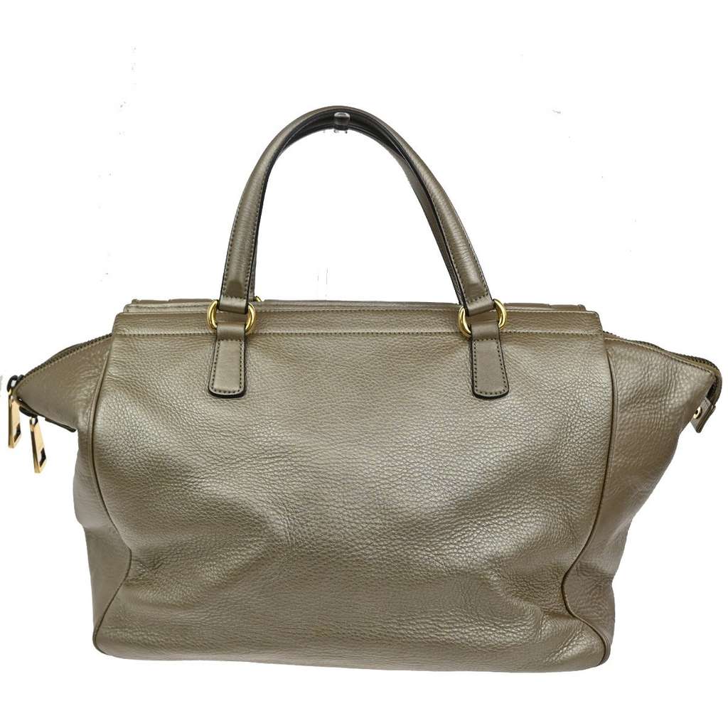 Gucci 1973 Top Handle Bag Gold Leather Good condition - Back View