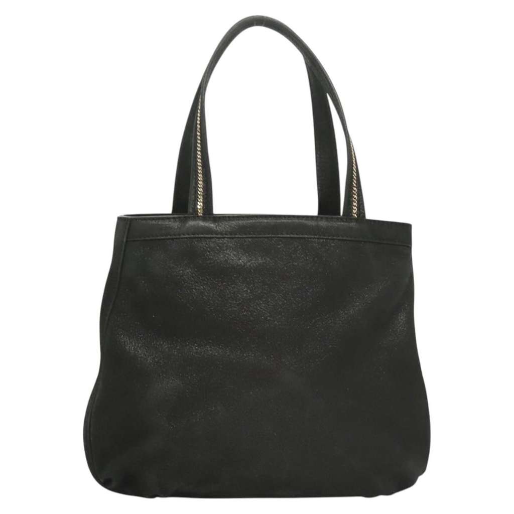 Fendi Vintage Convertible Tote Black Leather Good condition - Back View