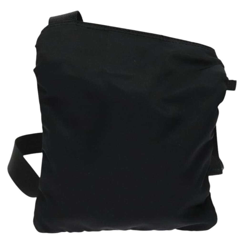Prada Flat Messenger Bag Black Good condition - Back View
