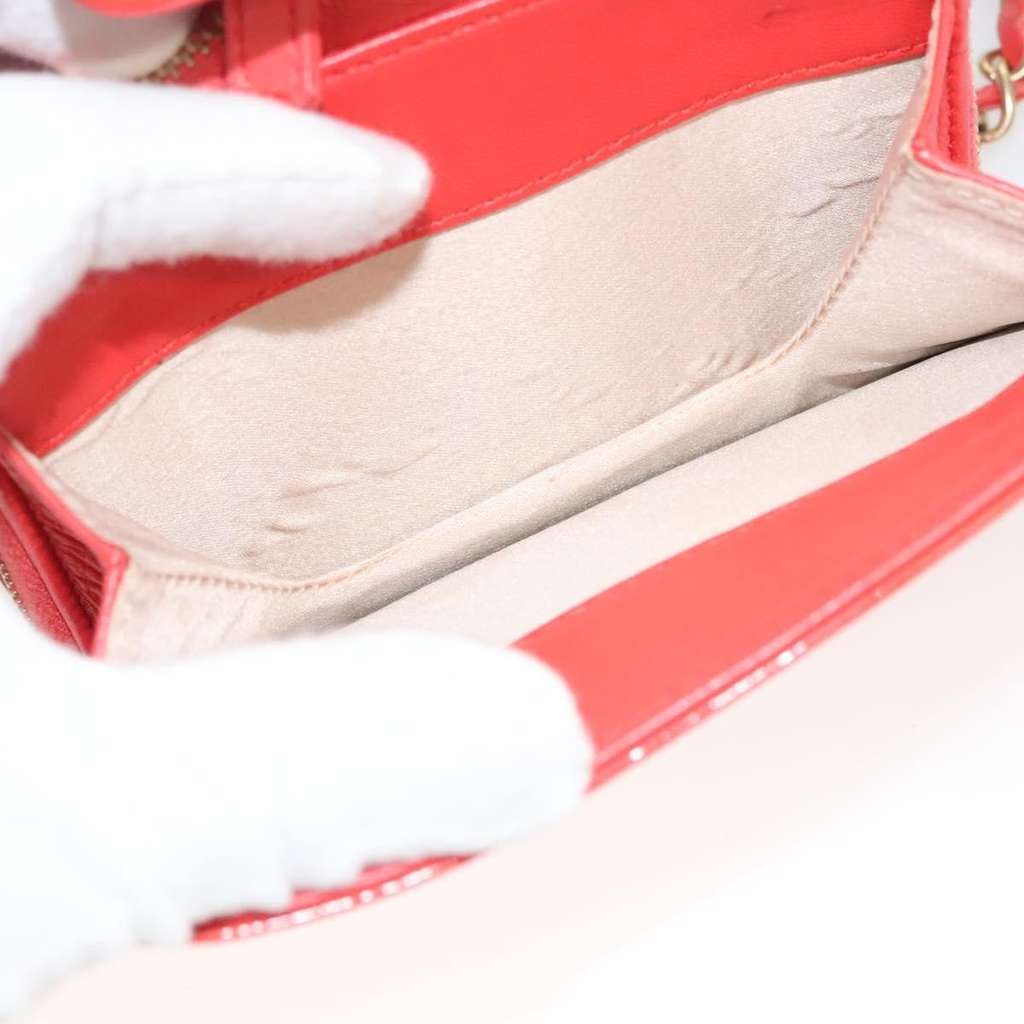 Chanel Reissue 2.55 Square Zip Around Card Holder Wallet Orange Good condition - Box View