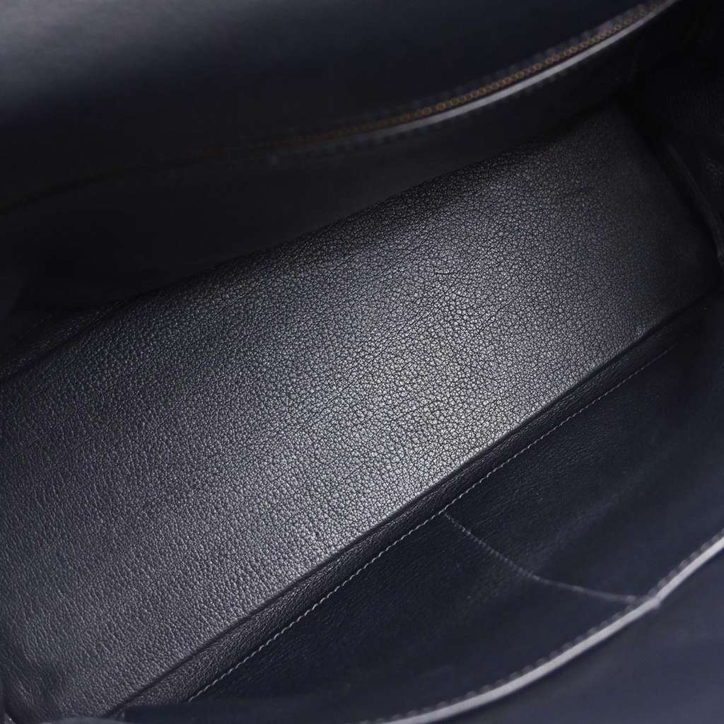 Hermès Kelly Handbag Blue Leather Good condition - Inside View