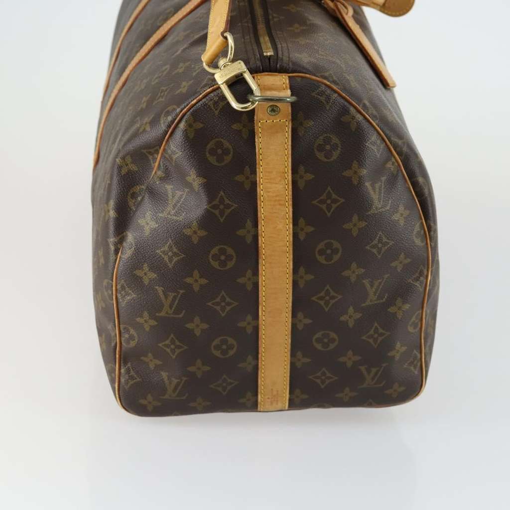 Louis Vuitton Keepall Bag Brown Canvas Good condition - Model View