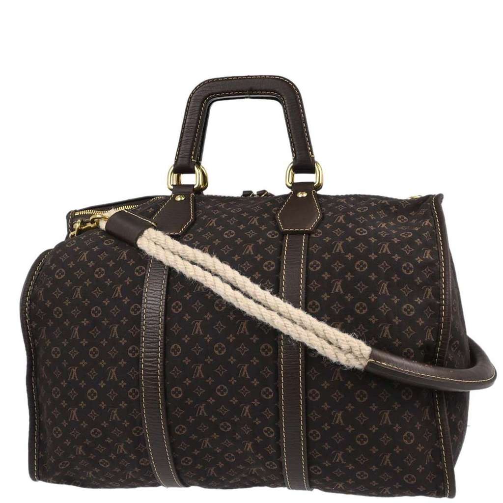 Louis Vuitton Keepall Bag Brown Canvas Good condition - Back View