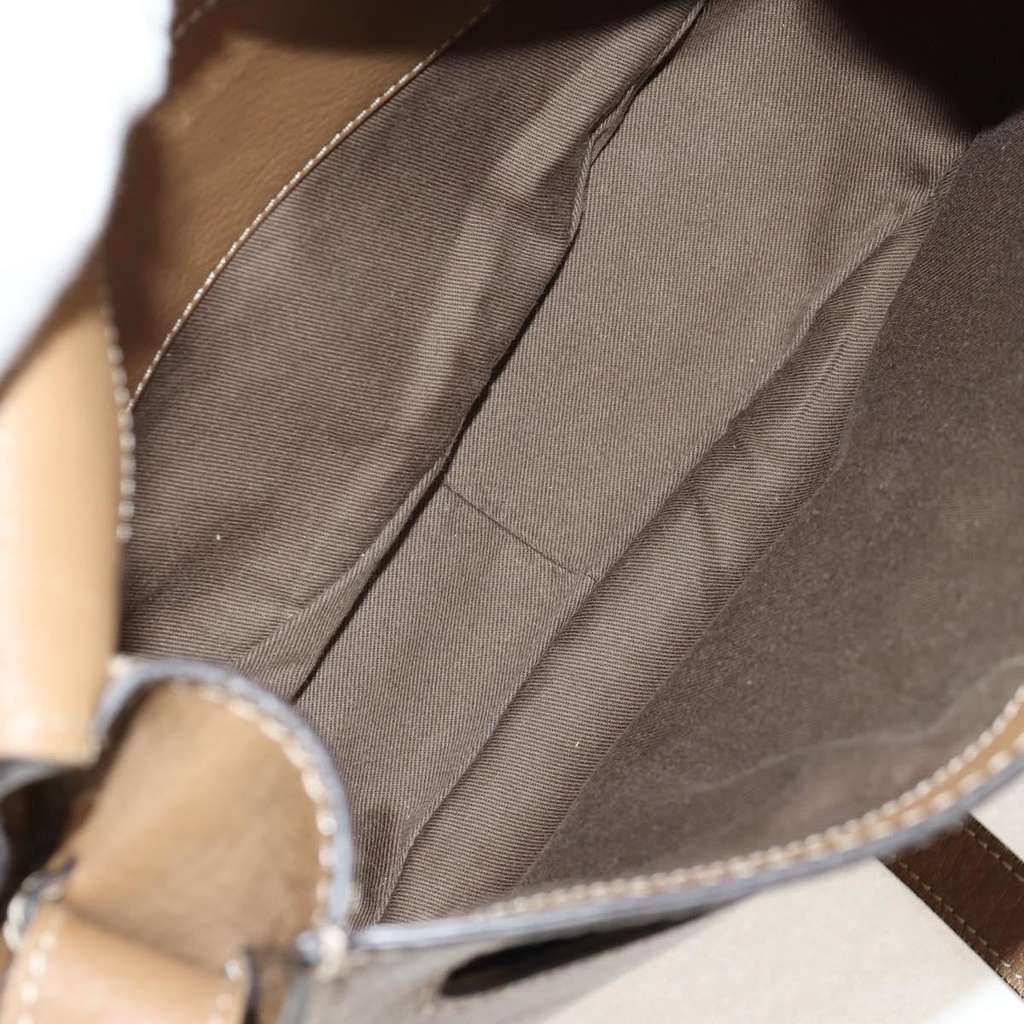 Chloe Marcie Saddle Bag Beige Leather Good condition - Box View