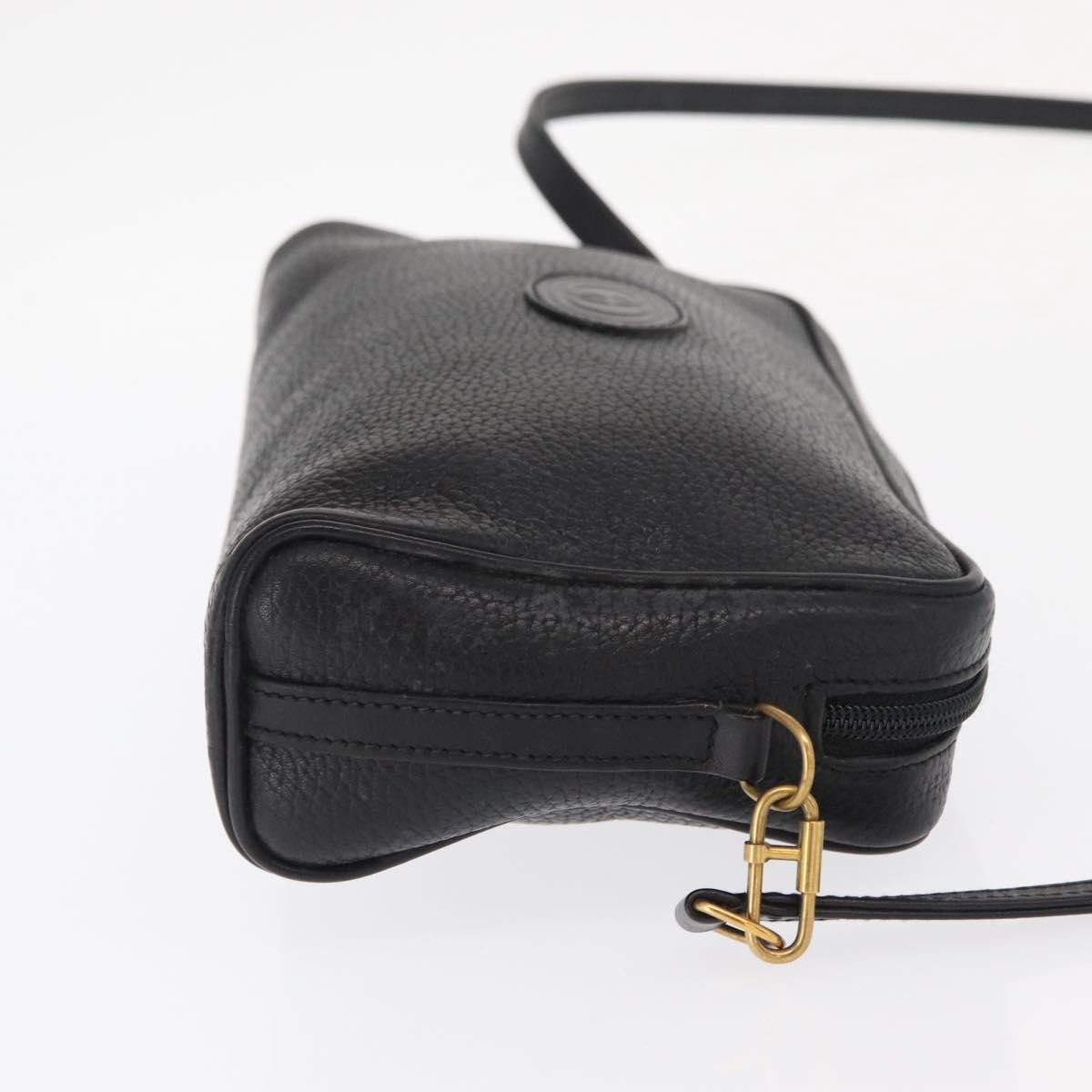 Gucci Vintage Shoulder Bag Black Leather Fair condition - Inside View