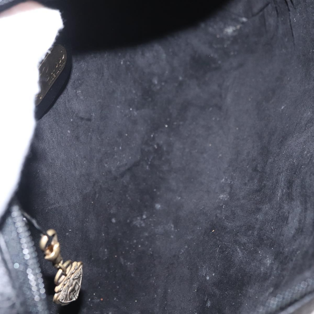 Gucci Vintage Shoulder Bag Black Leather Fair condition - Box View