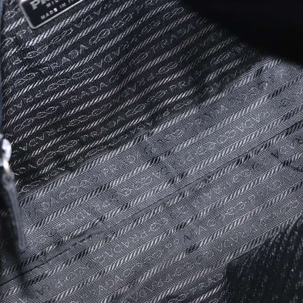 Prada Bowling Shoulder Bag Black Good condition - Box View