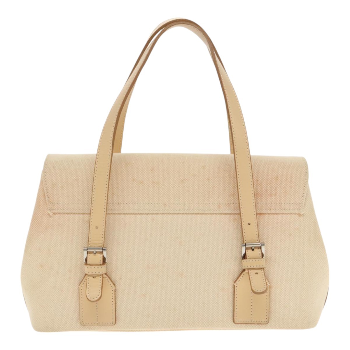 Burberry Vintage Handbag Beige Canvas Good condition - Back View
