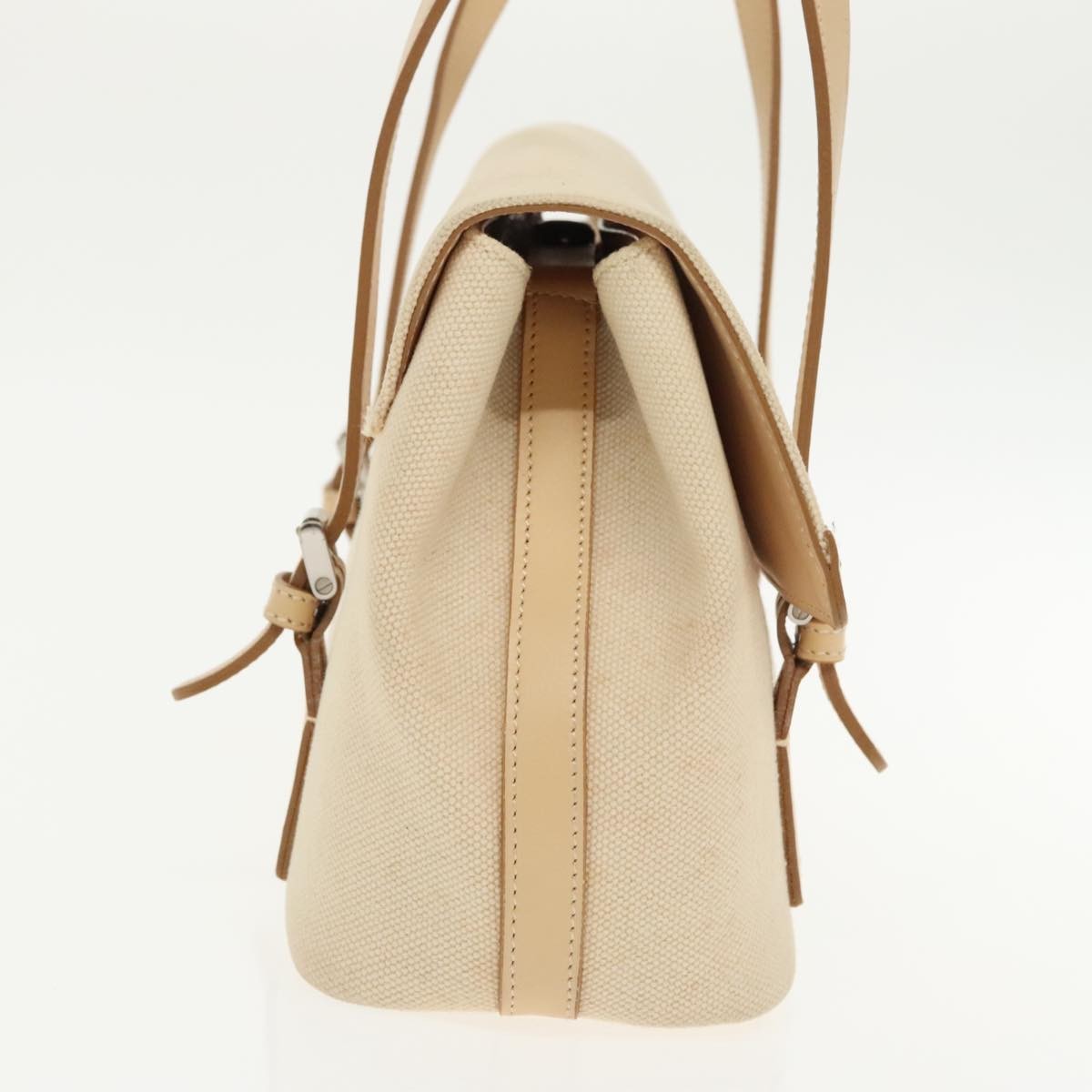 Burberry Vintage Handbag Beige Canvas Good condition - Model View