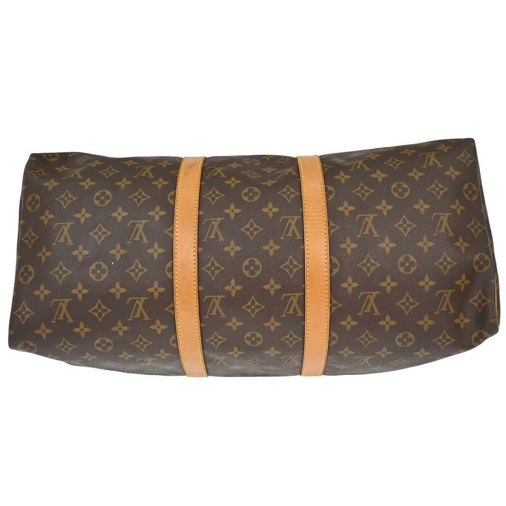 Louis Vuitton Keepall Bag Brown Canvas Good condition - Inside View