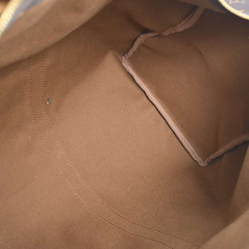 Louis Vuitton Keepall Bag Brown Canvas Good condition - Model View