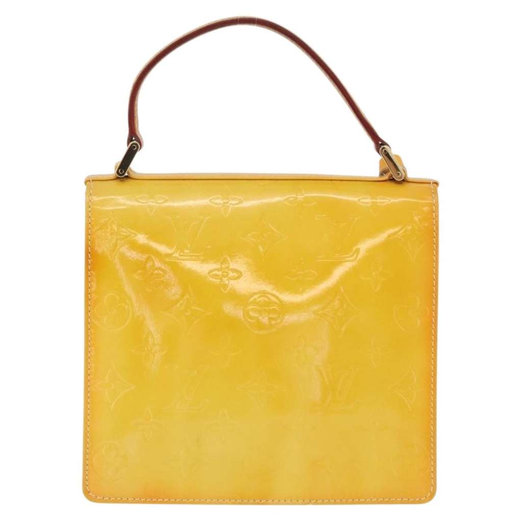 Louis Vuitton Spring Street NM Handbag Yellow Fair condition - Back View
