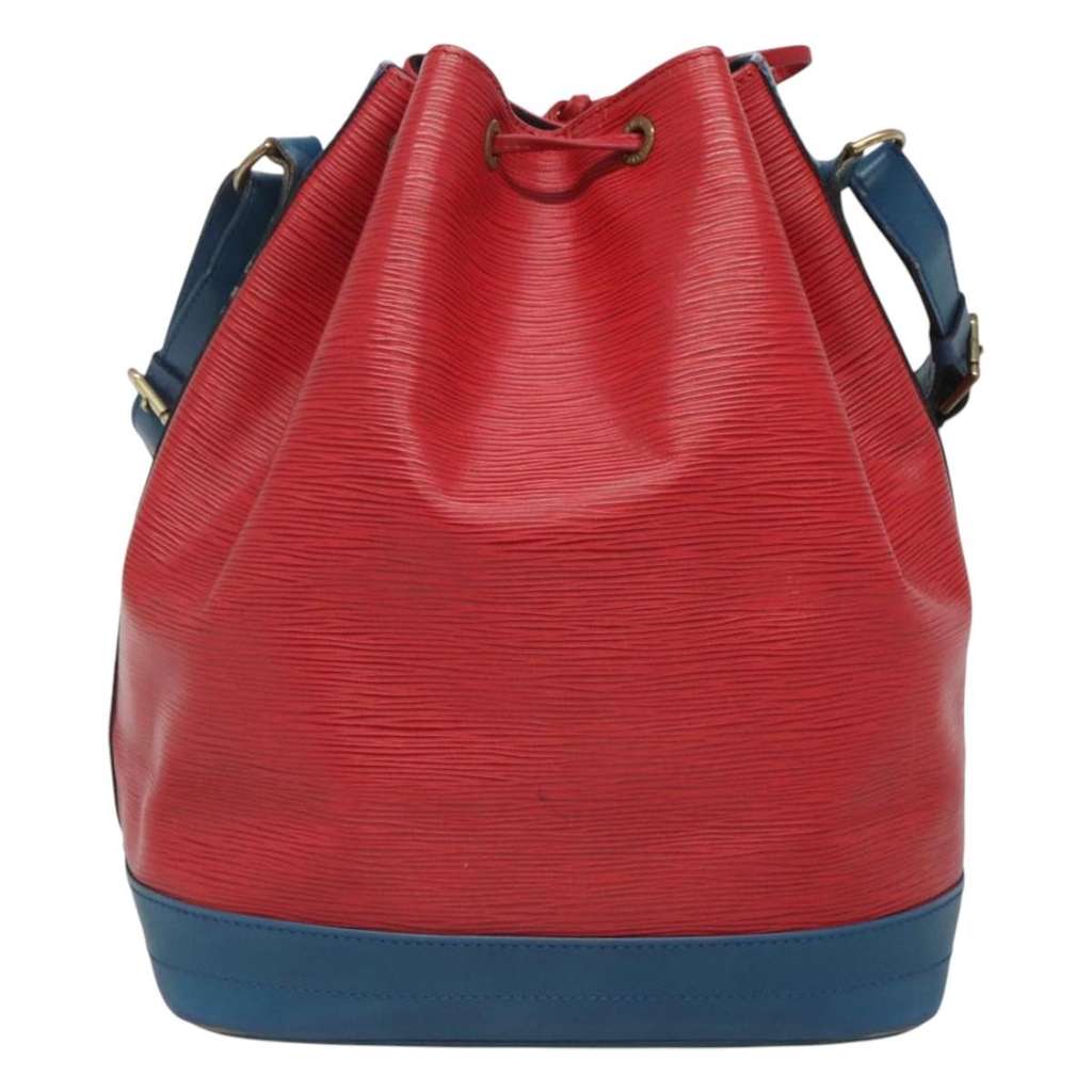Louis Vuitton Tricolor Noe Handbag Red Leather Fair condition - Back View