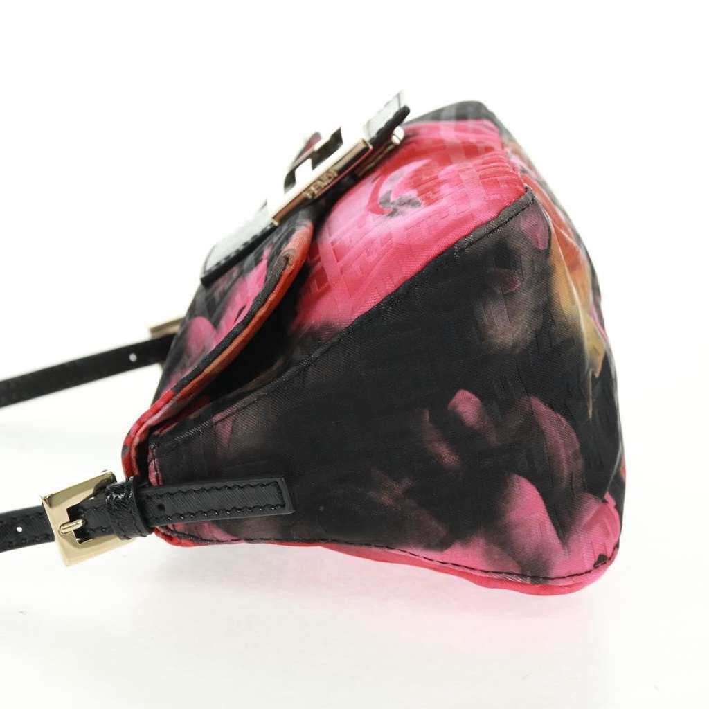 Fendi Baguette Bag Red Canvas Very good condition - Inside View