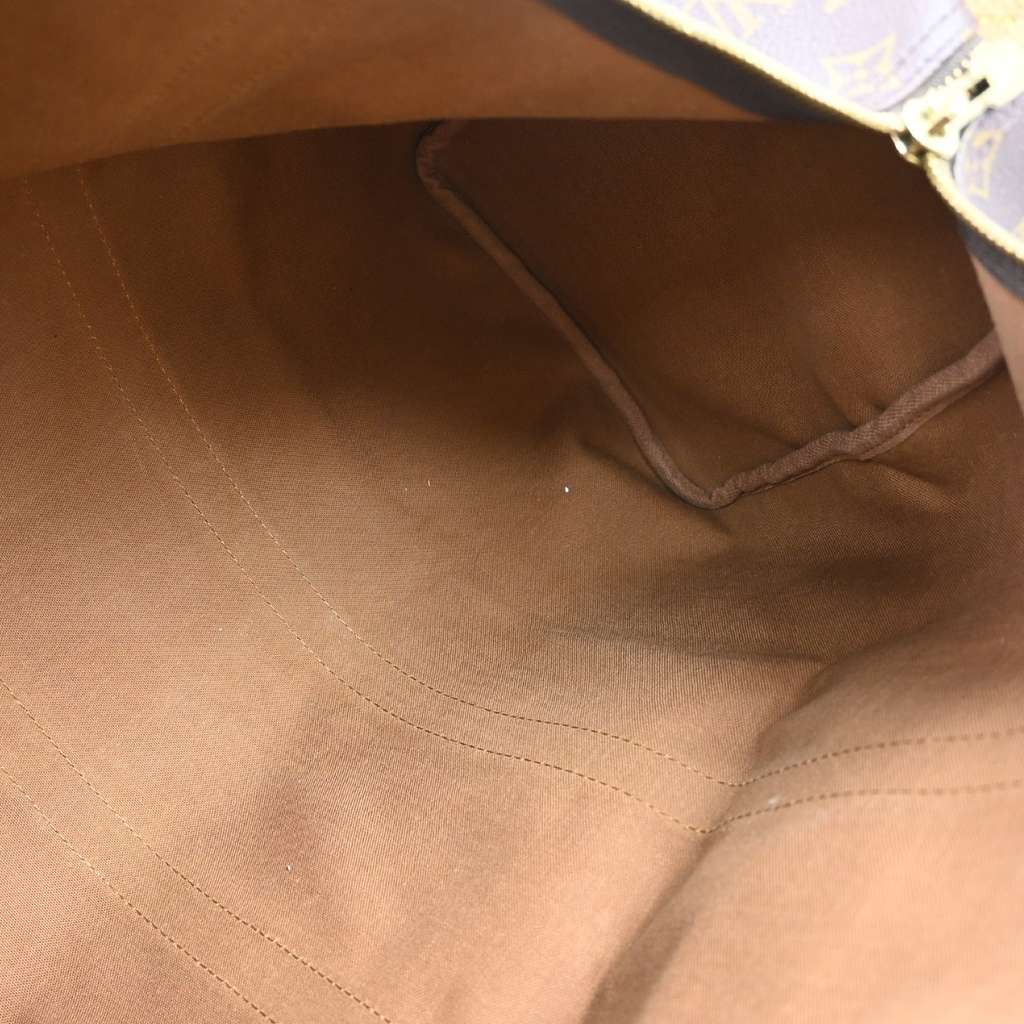 Louis Vuitton Keepall Bag Brown Canvas Fair condition - Inside View