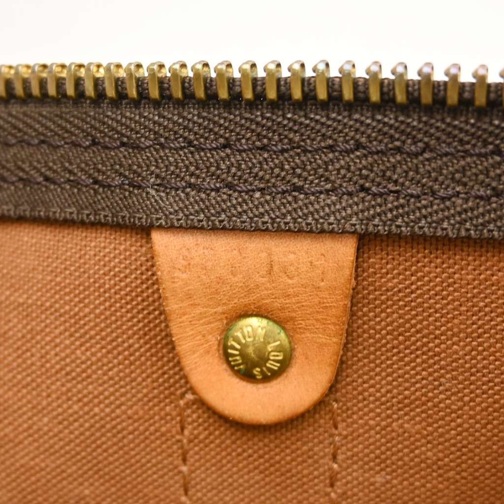 Louis Vuitton Keepall Bag Brown Canvas Fair condition - Box View