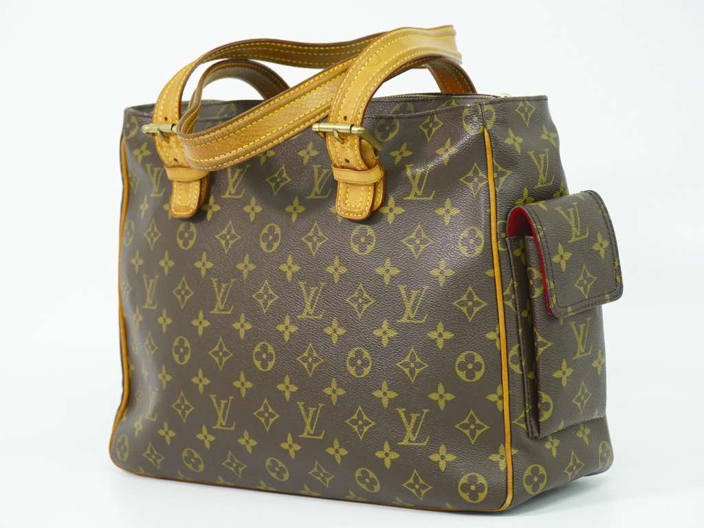 Louis Vuitton Multipli Cite Handbag Brown Canvas Good condition - Back View