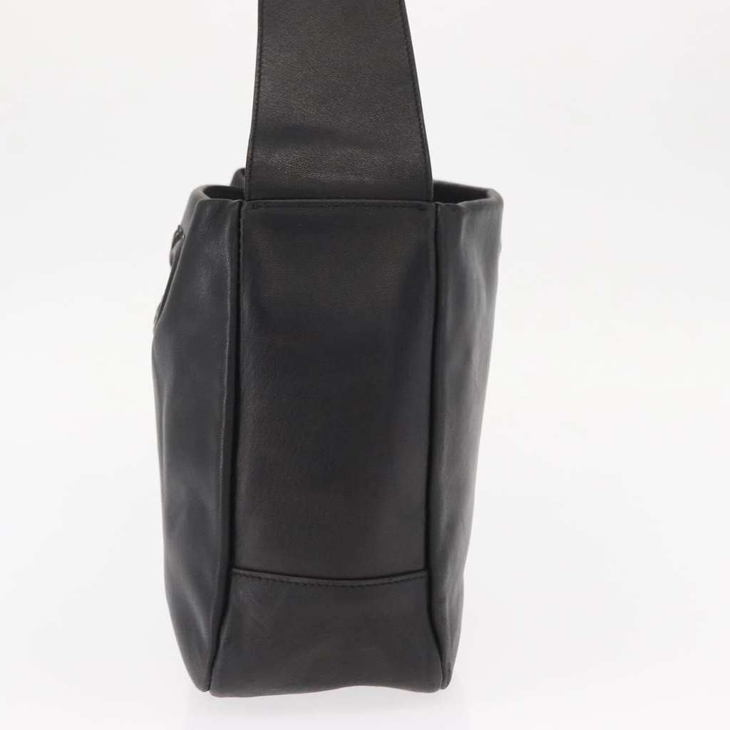 Salvatore Ferragamo Gancini Shoulder Bag Black Leather Good condition - Inside View