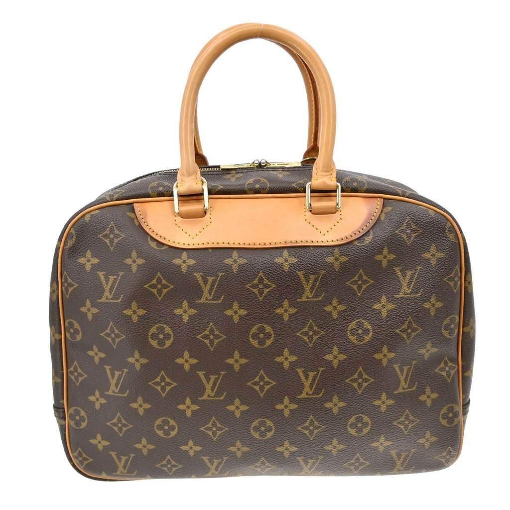 Louis Vuitton Deauville Handbag Brown Canvas Good condition - Back View