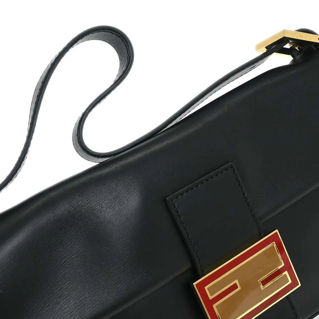 Fendi Baguette Bag Black Leather Good - Box View