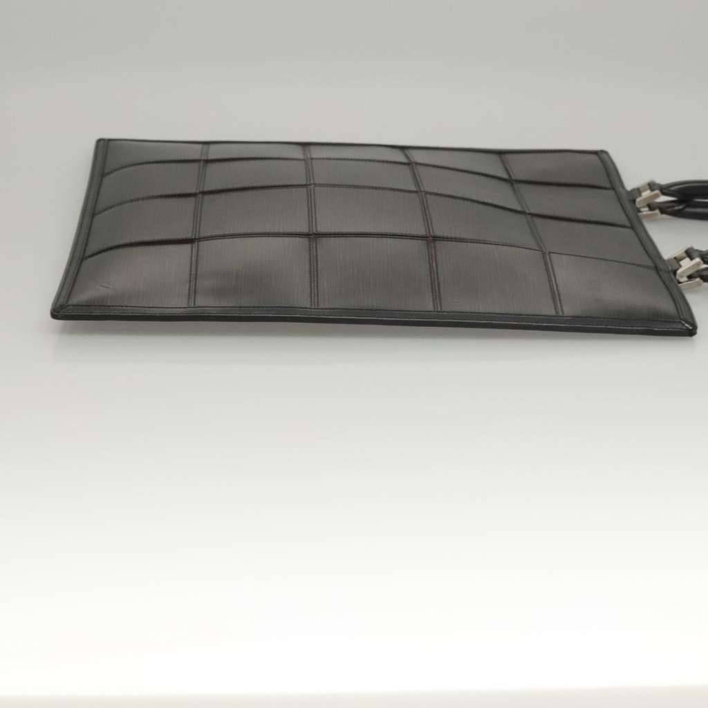 Louis Vuitton Epi Stretch Silver Fizz handbag Black Leather Good condition - Inside View