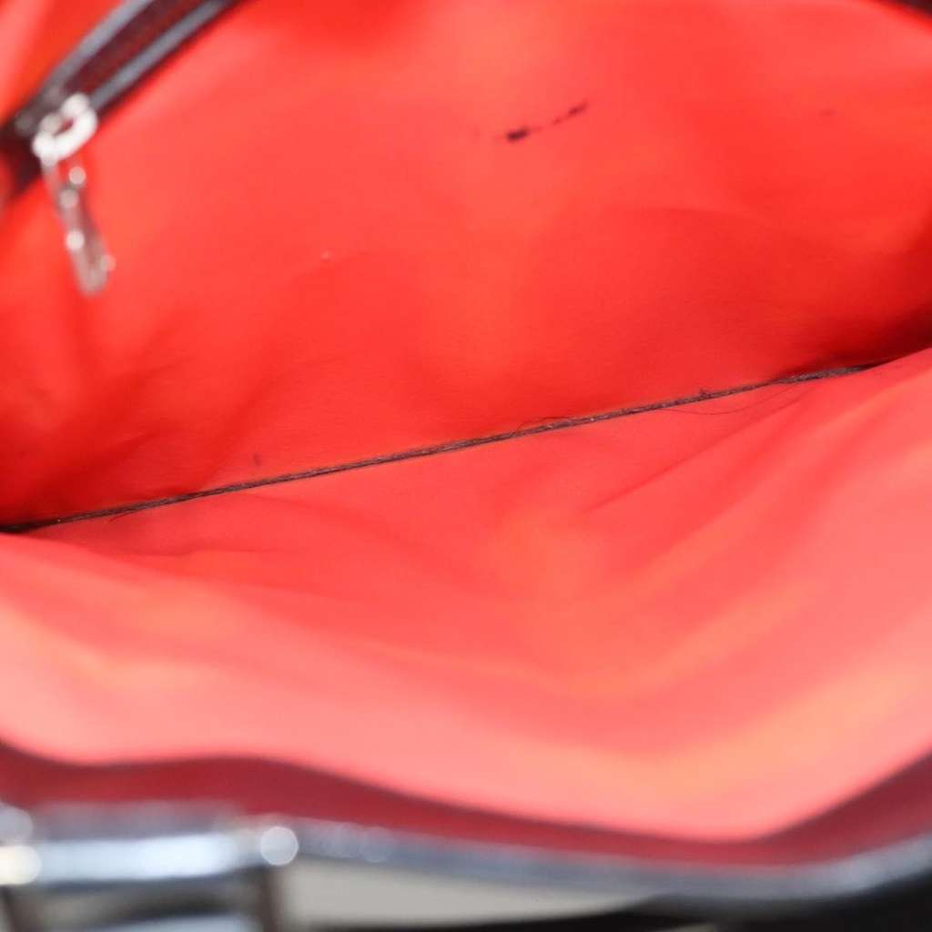 Louis Vuitton Epi Stretch Silver Fizz handbag Black Leather Good condition - Box View