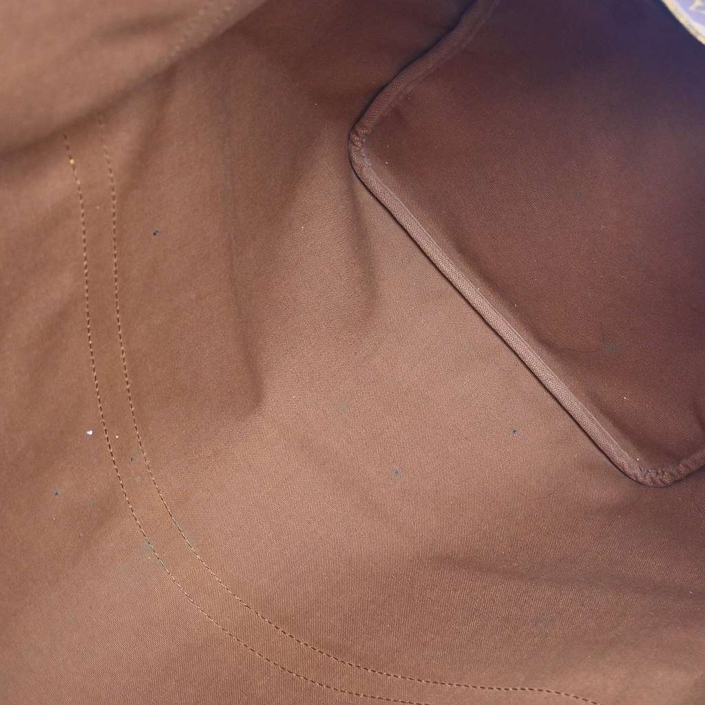 Louis Vuitton Keepall Bag Brown Canvas Fair condition - Inside View