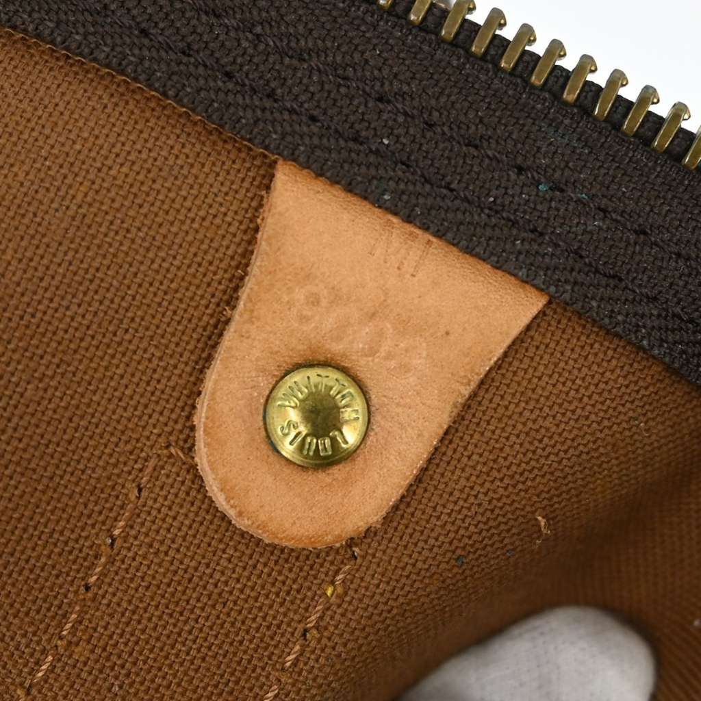Louis Vuitton Keepall Bag Brown Canvas Fair condition - Box View