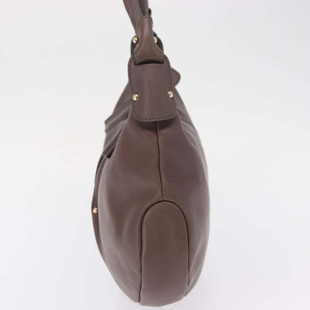 Salvatore Ferragamo Vala Handbag Brown Leather Good condition - Inside View