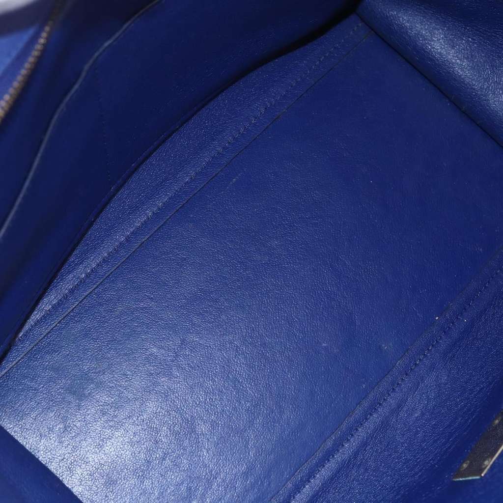 Celine Trapeze Bag Blue Leather Good condition - Box View