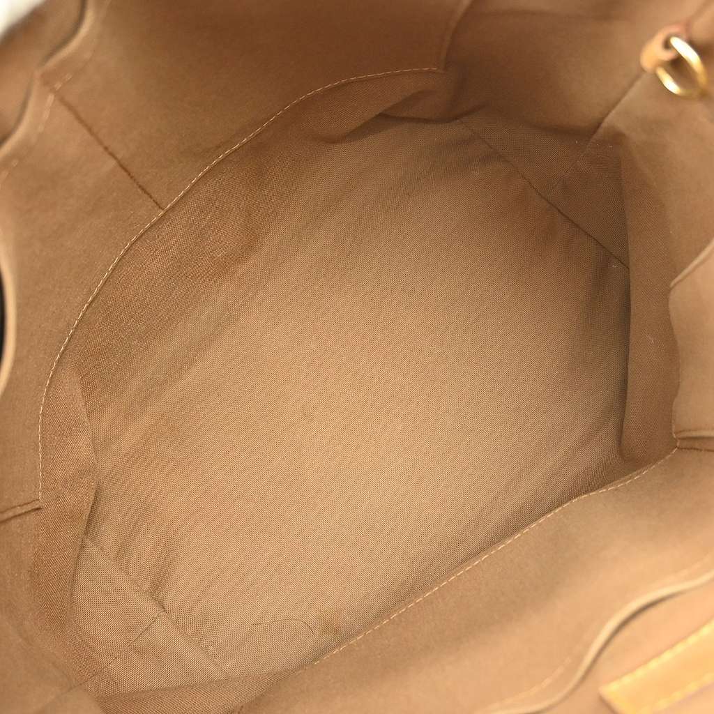 Louis Vuitton Palermo Handbag Brown Canvas Fair condition - Inside View