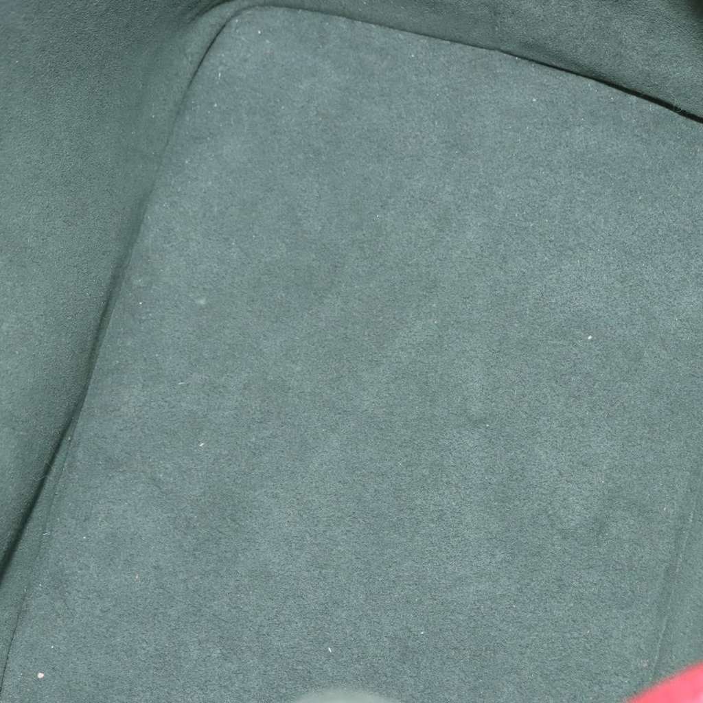 Louis Vuitton Bicolor Petit Noe Handbag Green Leather Good condition - Box View