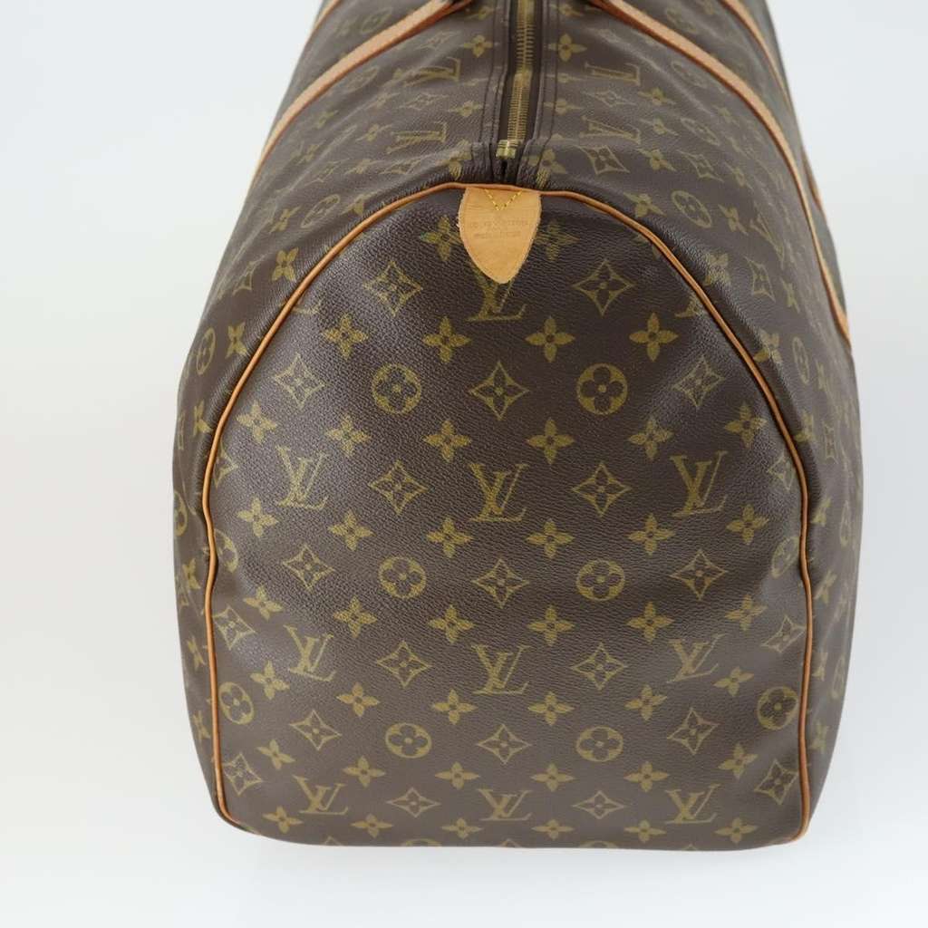 Louis Vuitton Keepall Bag Brown Canvas Good condition - Model View