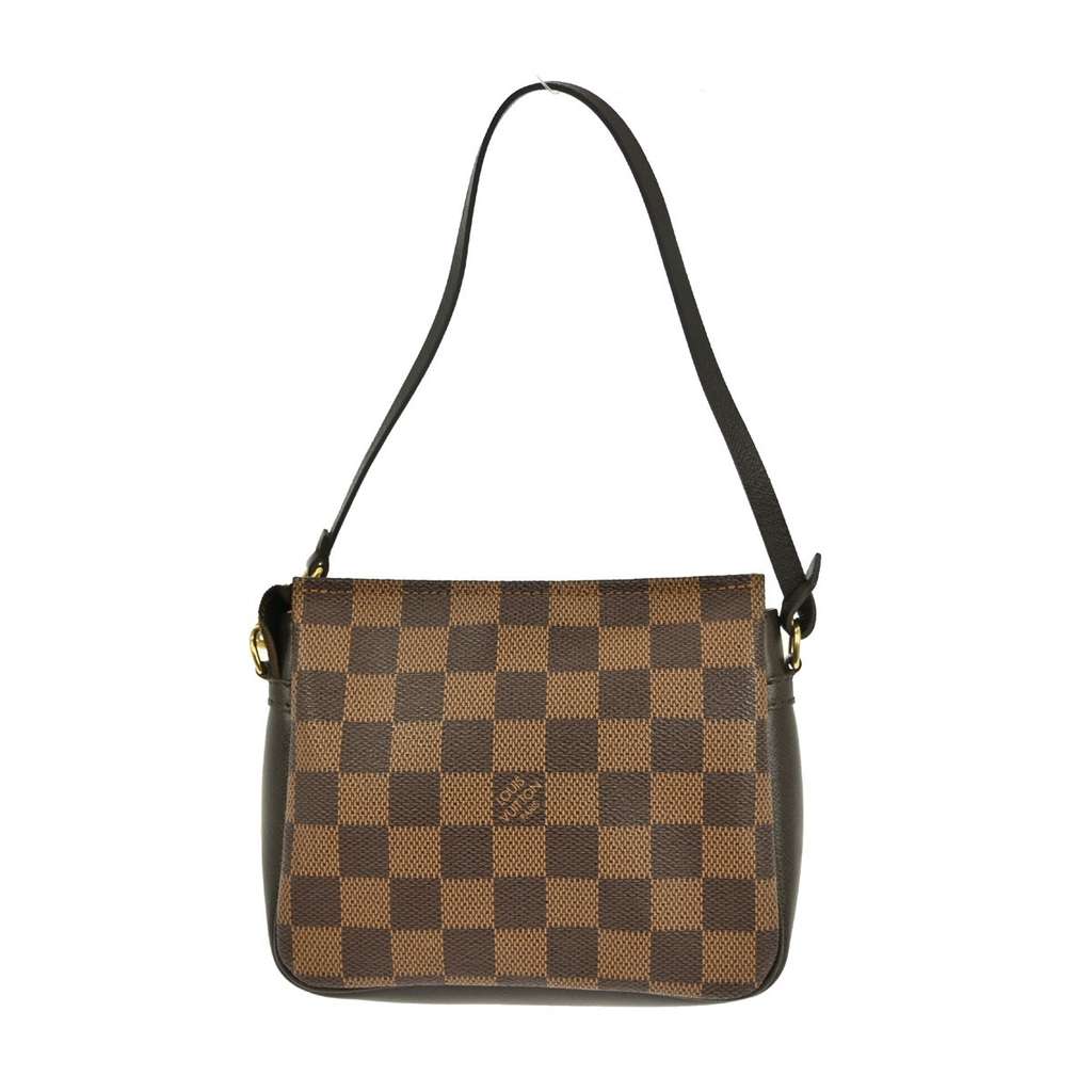 Louis Vuitton Trousse Make Up Bag Brown Canvas Good condition - Back View