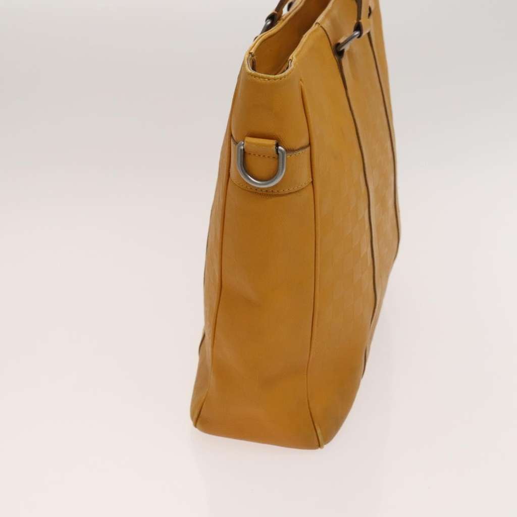 Louis Vuitton Tadao Handbag Yellow Leather Fair condition - Model View